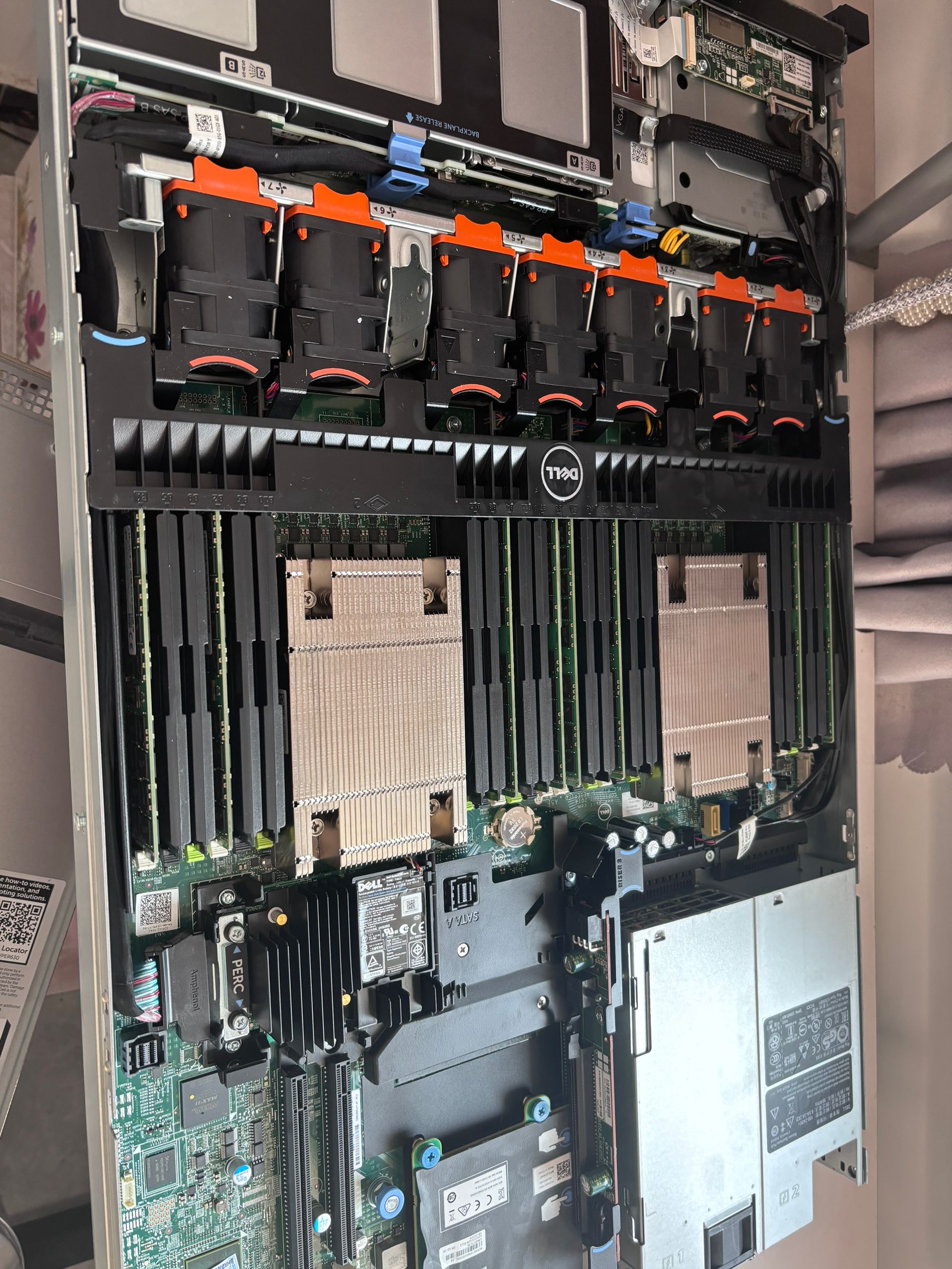 Dell R630服务器内部图